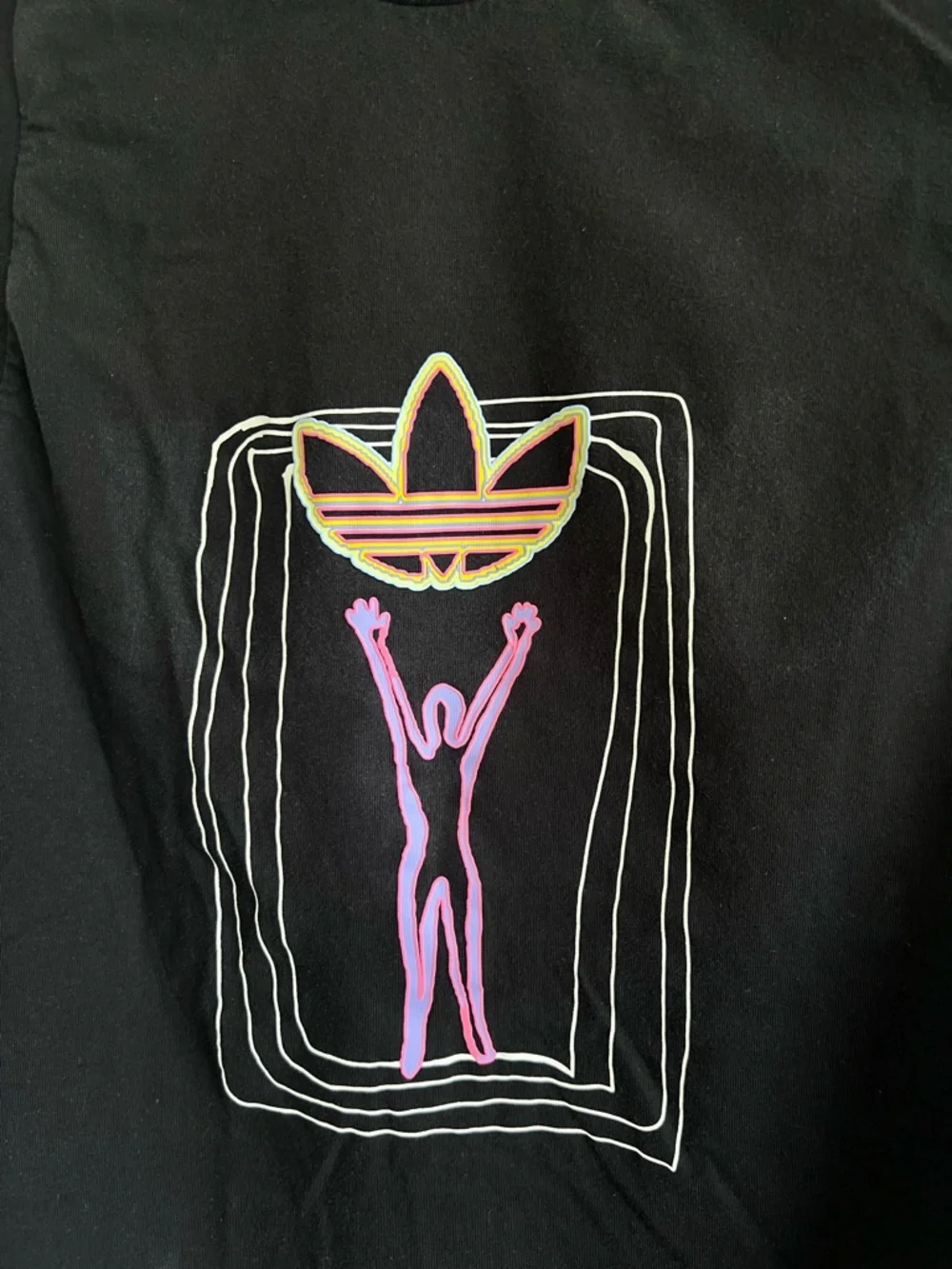 Adidas Unisex Love Unites Black Tank Top‎ 100% Cotton Size 2X